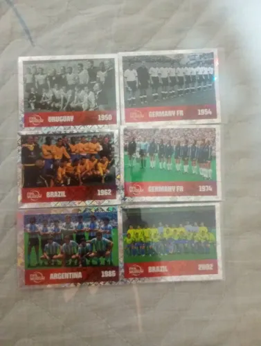 Figurinhas da Copa 2026 Campeões de Cada Copa