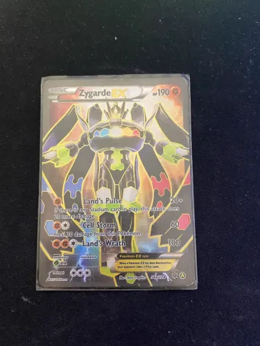 carta pokémon Zygarde EX 54a/124