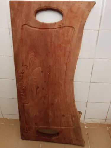 Tábua de carne rústica 