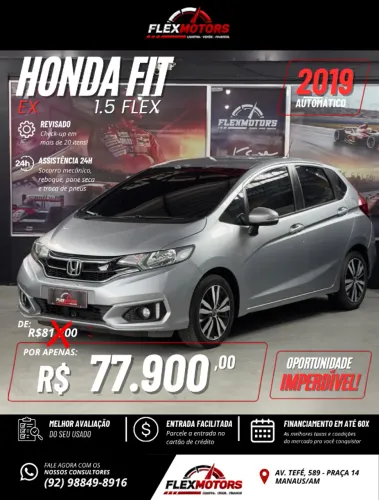 Honda Fit Ex/s/ex 1.5 Flex/flexone 16V 5P Aut. 2019
