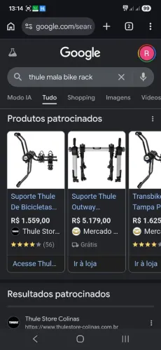 Rack thule de mala 