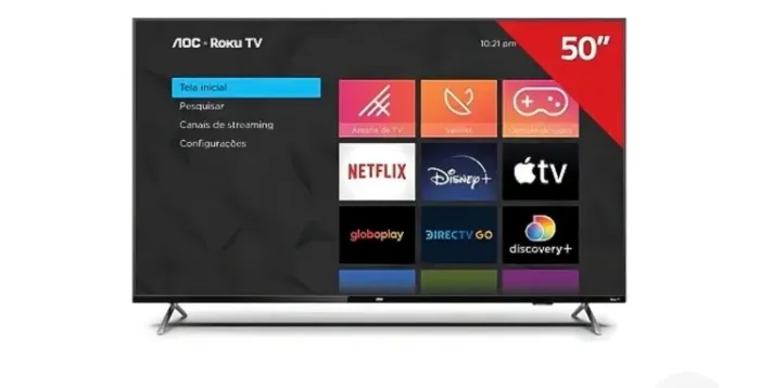 Smart Tv, 50 Polegadas 