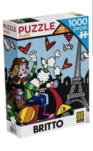 Quebra cabeça Romero Britto Paris