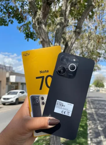 Smartphone- Note 70 Linha Realme Novo- 256/8 o topp Cor:Black