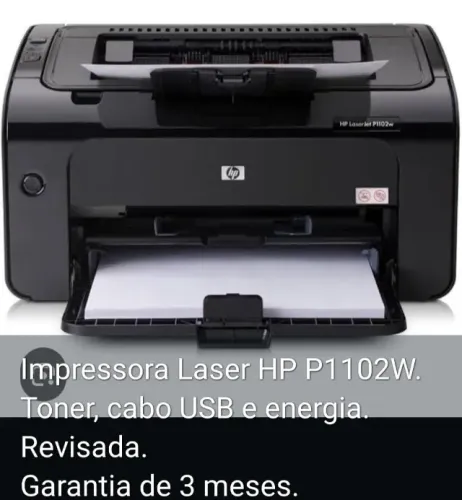 IMPRESSORA LASER HP 1102W
