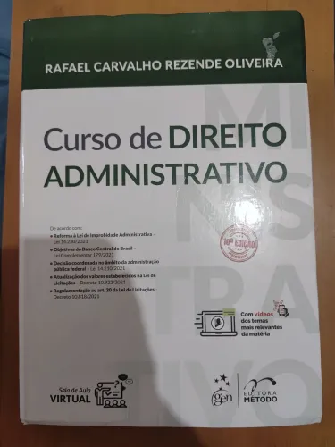 Direito administrativo 10edição Rafael Carvalho
