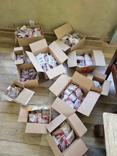 Lote Materiais Elétricos Linha Bilux Home Branca - Módulos, Tomadas e Placas (256 Peças)