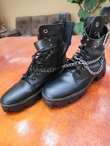 bota coturno tamanho 38
