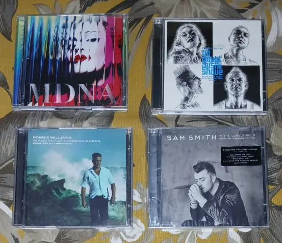 SALDÃO: Cds Duplos MADONNA, NO DOUBT,  ROBBIE WILLIAMS ou SAM SMITH <= R$ 40 CADA