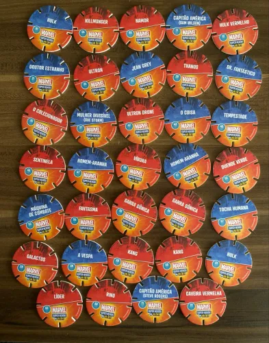 Tazos discos marvel - Bistek