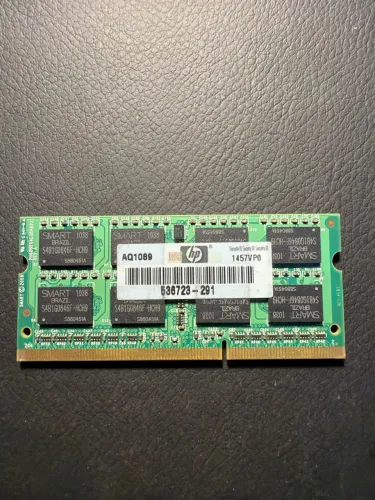 Memória Notebook 2GB DDR3 1333MHz PC3-10600S SMART HP