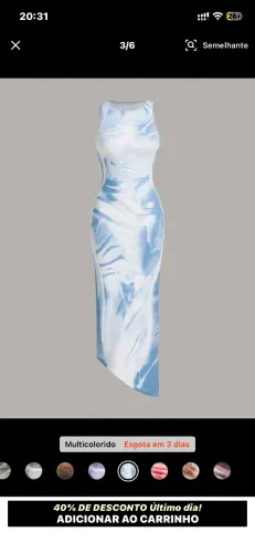 Vestido da shein
