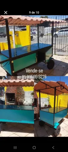 Carroça em acm galvanizada ( 3.600 vindo retirar )