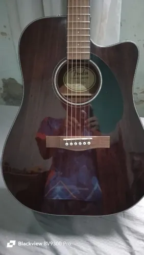 Violão Fender CD60 SCE Mah novo e com Case hard