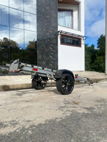 Carretinha galvanizada a fogo rodas 18