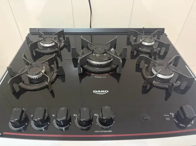 Fogão Dako 5 bocas, turbo cook!
