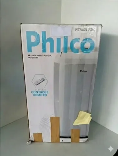 Ar-Condicionado Portátil Philco 12.000 BTUs (Novo, nunca usado).