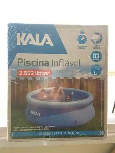 Piscina Inflável Redonda 2592 Litros Kala NOVA