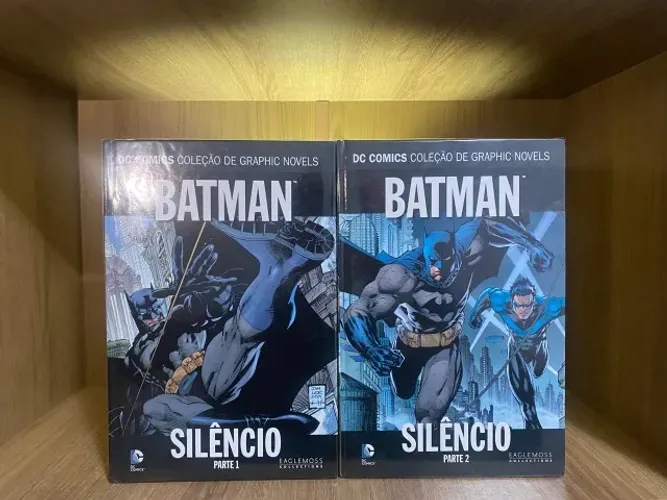 Coleção Batman Silêncio Partes 1 e 2 | DC | Eaglemoss | Capa Dura | Batman Silencio 