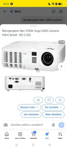 Retroprojetor Nec