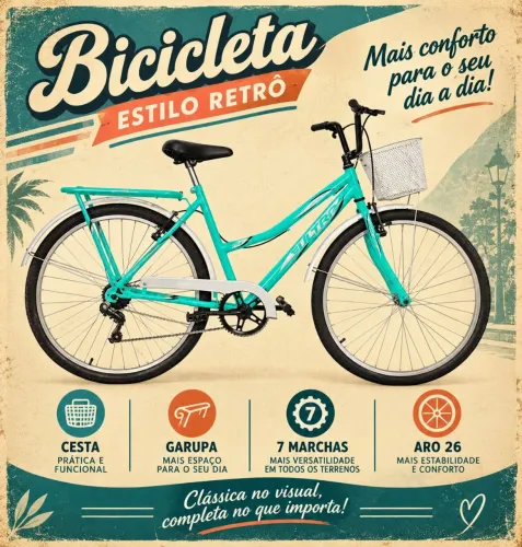 Bicicleta Retrô