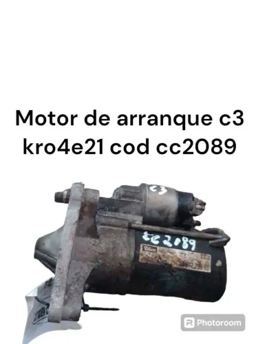 Motor de arranque Citroen C3 novo