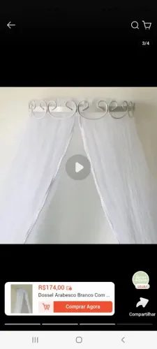Mosquiteiro e Dossel para Berço