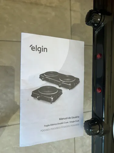 Fogão elétrico elgim duas bocas
