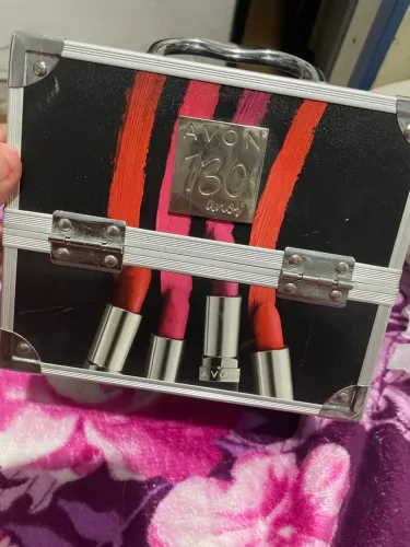 Maleta Maquiagem Avon 130 Anos Vintage Colecionável 4 Gavetas