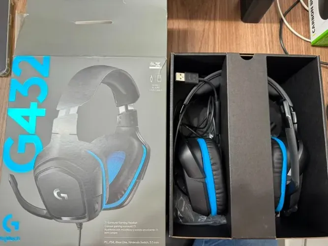 Headset Gamer Logitech G432 - ZERADO!