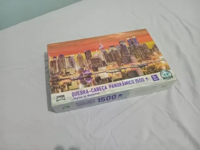 Quebra-Cabeça - Game Office 1500 peças - Skyline de Manhattan