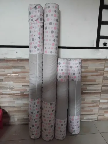 KIT ROLO PROTETOR DE BERÇO  com zíper 