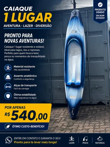 Caíque de fibra