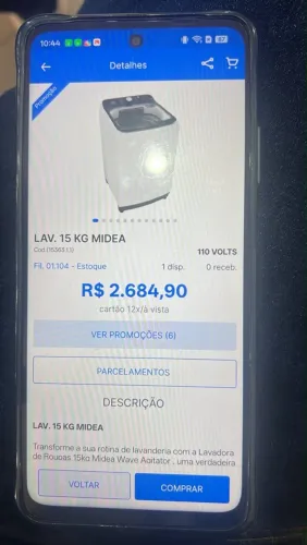 Na caixa , nunca usado
