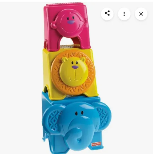 Blocos dos animais fisher price para empilhar