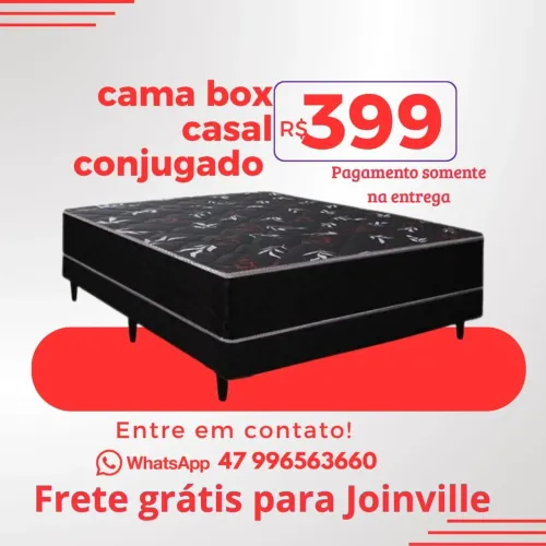 Vendo cama de casal conjugada 5cm de espuma FRETE GRÁTIS PARA JOINVILLE Aceito cartão pix