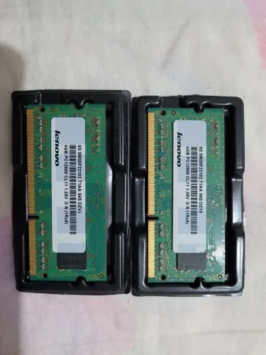 2 Memórias para notebook 4GB PC3-L