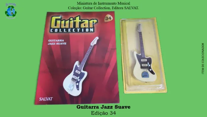 GUITAR COLLECTION, editora SALVAT, edições 34, 36 e 51, com Revista. Top 3!