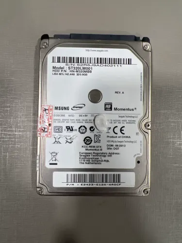 HD Notebook 320GB SATA 2.5 Seagate Samsung Spinpoint
