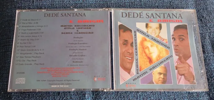 ( Leia ) CD Dedé Santana E Amigos Original