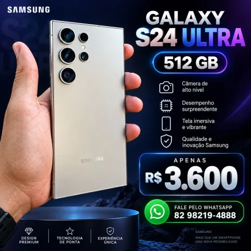 Galaxy S24 ULTRA 512GB SEMINOVO