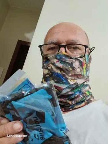 Bandana de pesca esportiva unitario