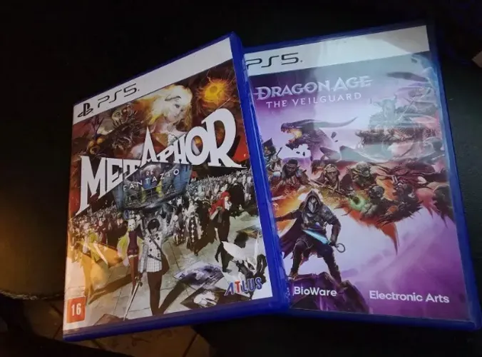 Pacote Metaphor: ReFantazio e Dragon Age the Veilguard playstation 5 midia fisica