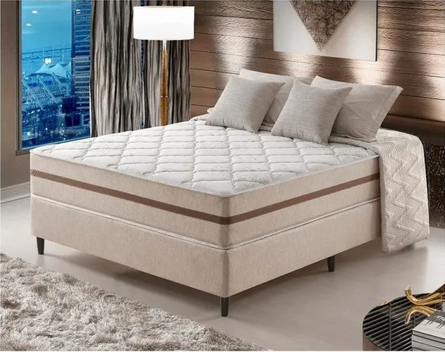 Quarto cama colchão Box casal