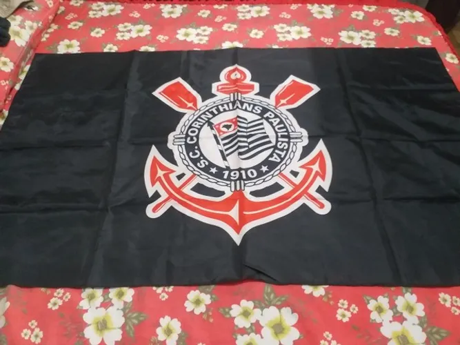 Bandeira com mangas Corinthians