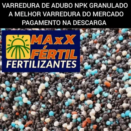 VARREDURA DE ADUBO NPK GRANULADO.