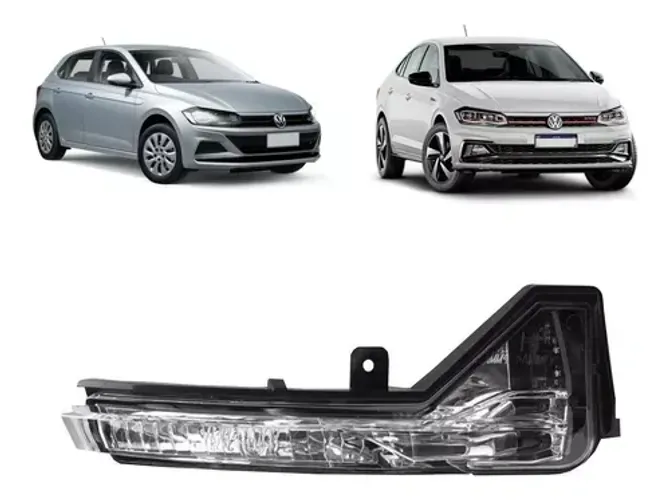 Pisca de Retrovisor Volkswagen Polo 2018 - LD LE - Led - Ficosa