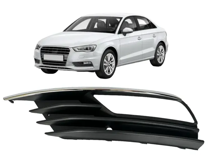 Grade Esquerda Farol de Milha Audi A3 Sedan 2014 2015 2016