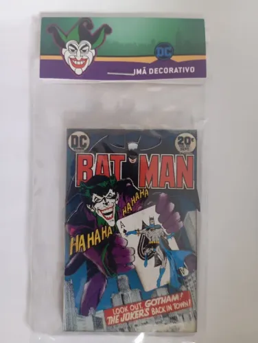 Imã Decorativo Batman e Coringa