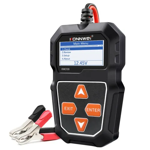Testador de Baterias 12 Volts KONNWEI KW208 (100-2000CCA, 30-220AH)